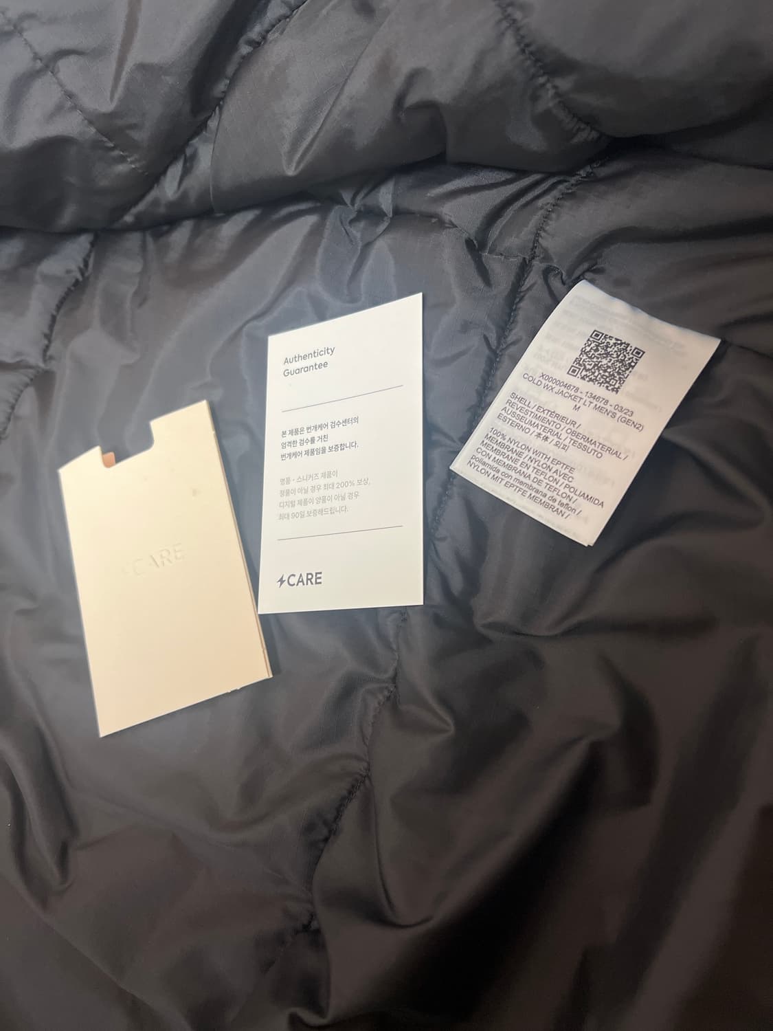 아크테릭스 리프 콜드 웨더 자켓 Gen2 울프그레이 상품이미지6