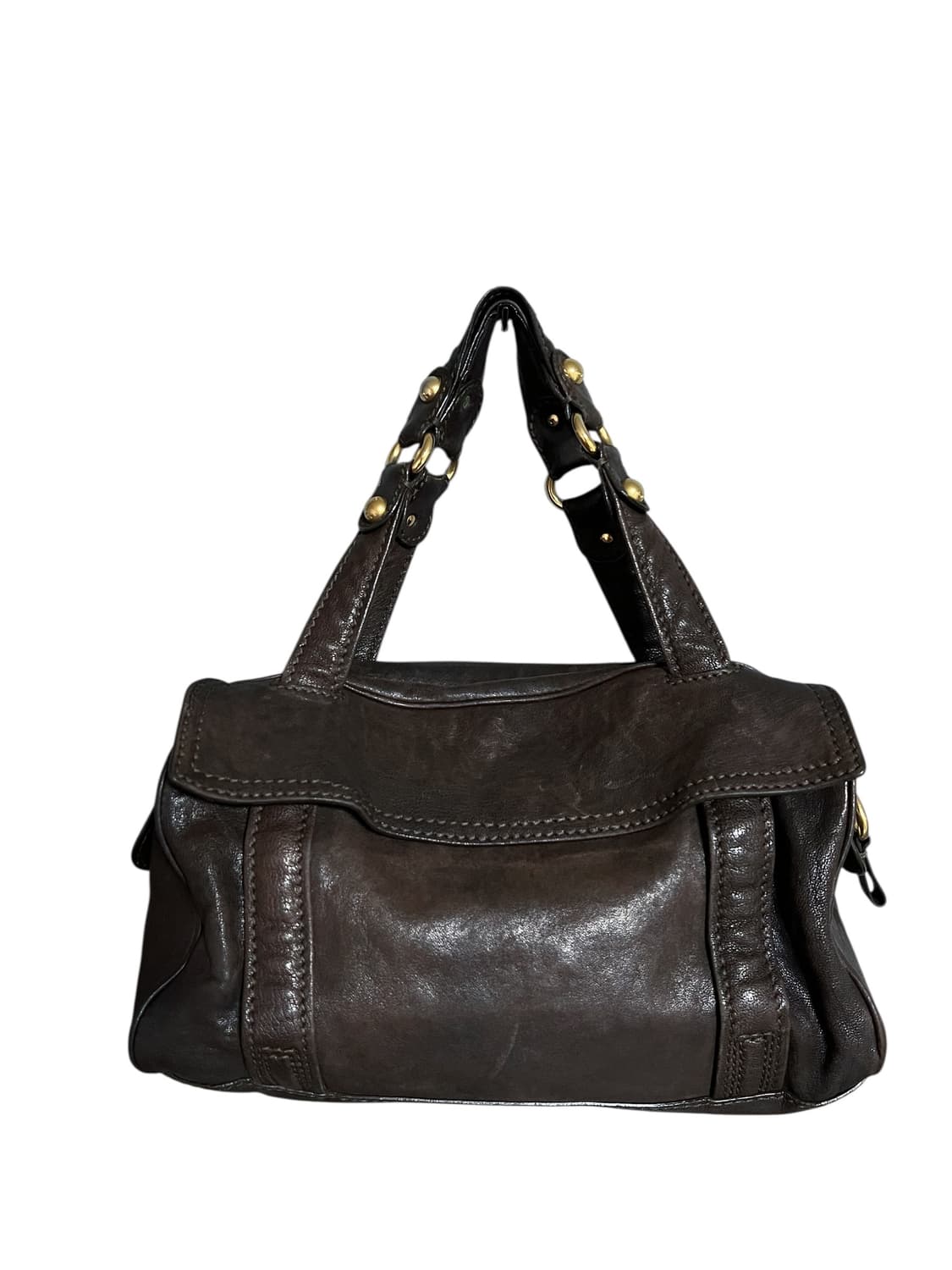 돌체앤가바나 D&G 가죽 토트백 브라운 상품이미지4