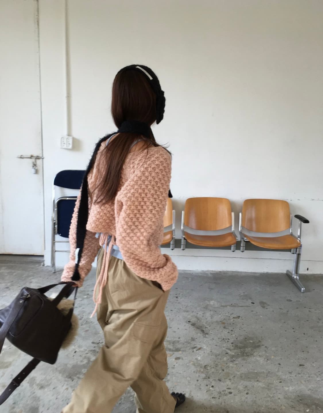 브리드 그레이프 울 가디건 (pink) 상품이미지4