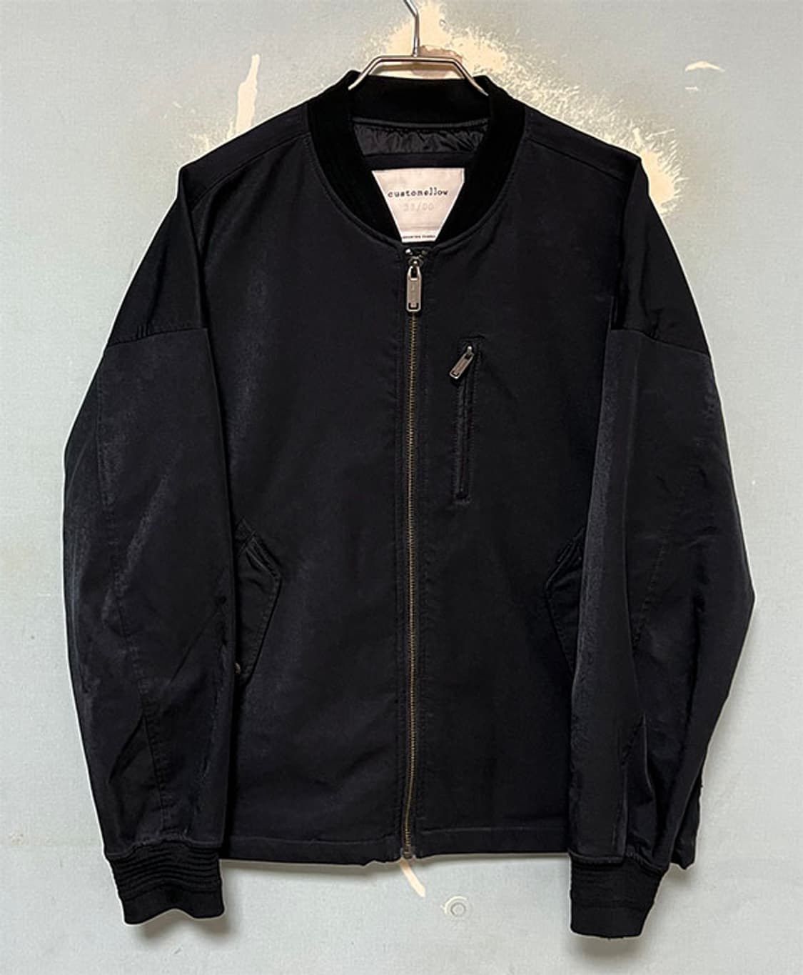 커스텀 멜로우 MA-1 남자 블루종점퍼 춘추 블랙 캐주얼 L 100 상품이미지1