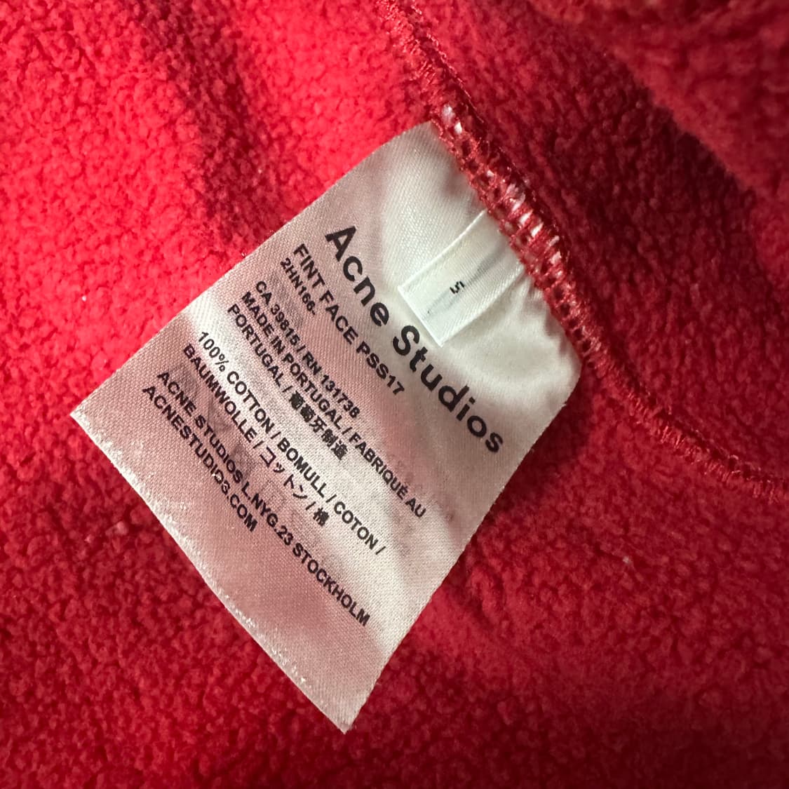 ✨ (바배) 아크네 스튜디오 로고 맨투맨  상품이미지4