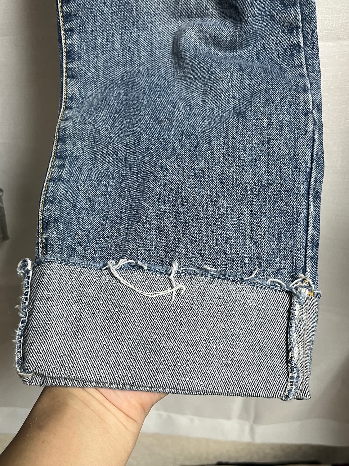 ROAD 데님 청바지 롤업진 32 상품이미지2