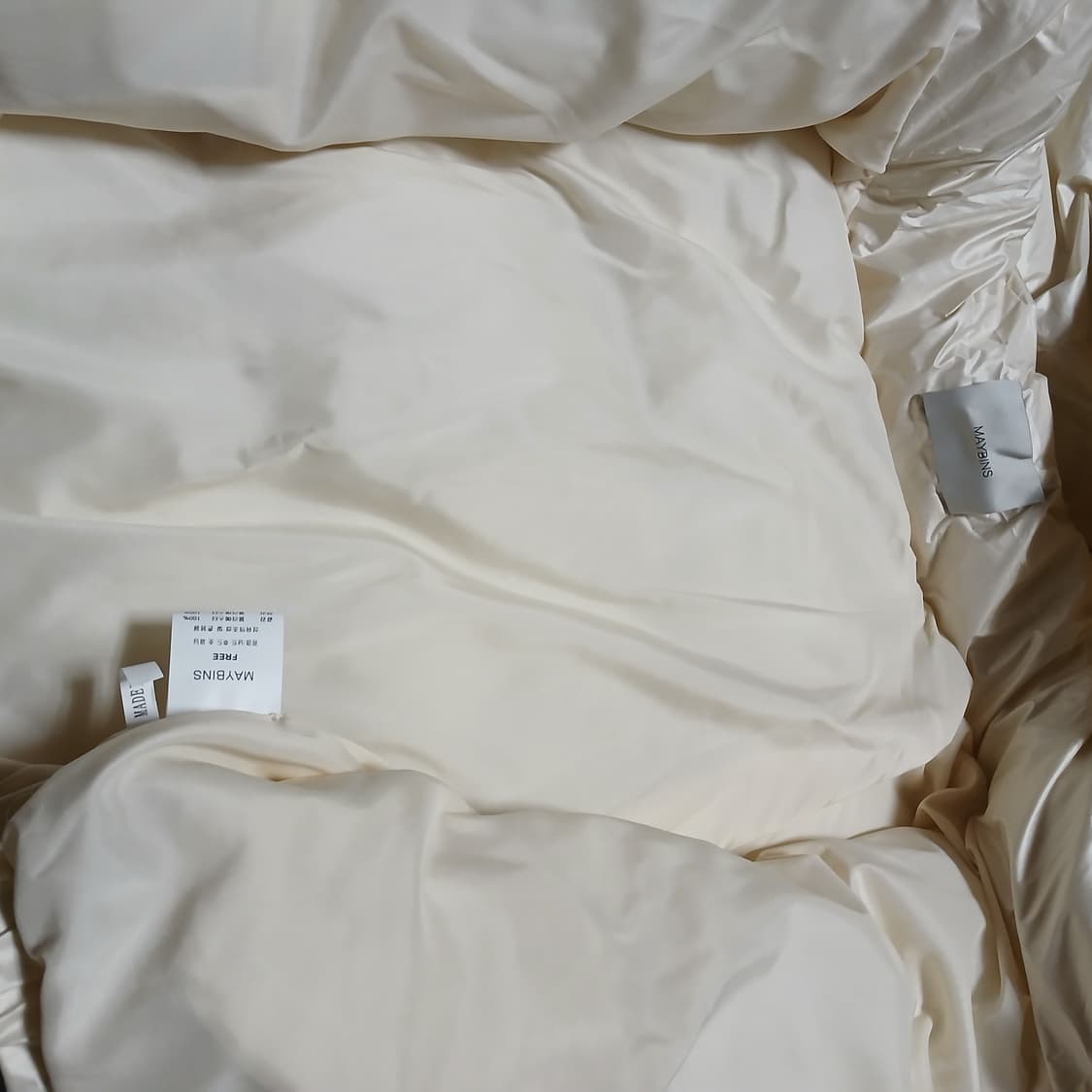 maybins 메이빈스 낭트 후드 크롭 숏패딩 자켓 상품이미지8