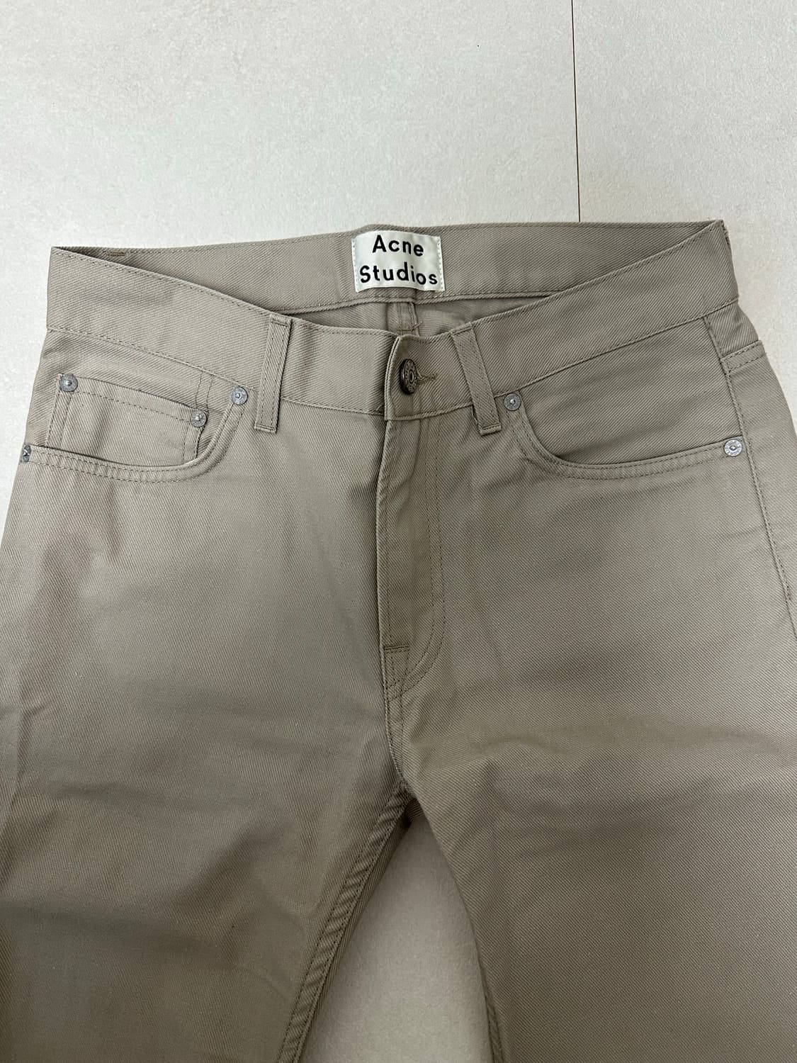 아크네 스튜디오 베이지 바지 상품이미지1