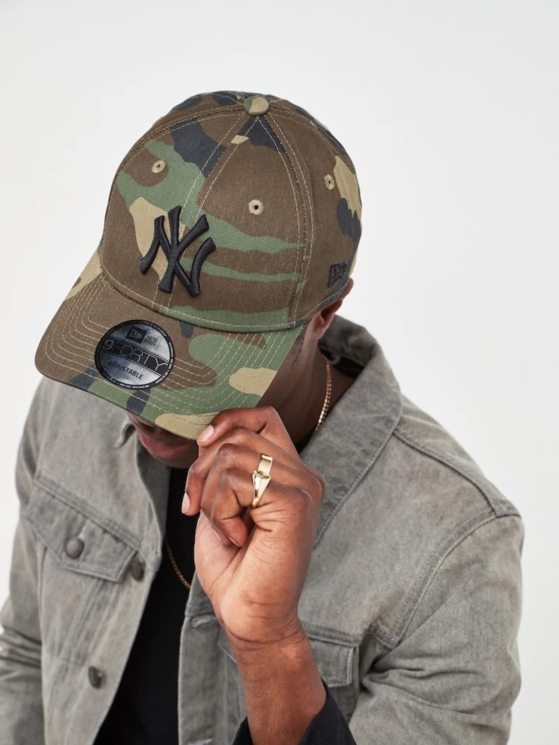 뉴에라 mlb 9forty 뉴욕 양키스 카모플라쥬 캡 모자 상품이미지1