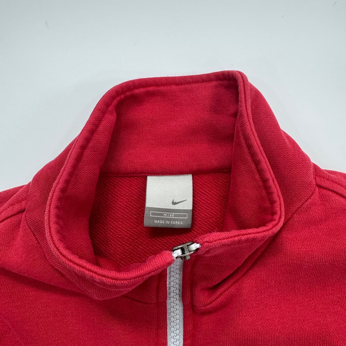 Nike 나이키 레드 로고 레드 그레이 집업 상품이미지5