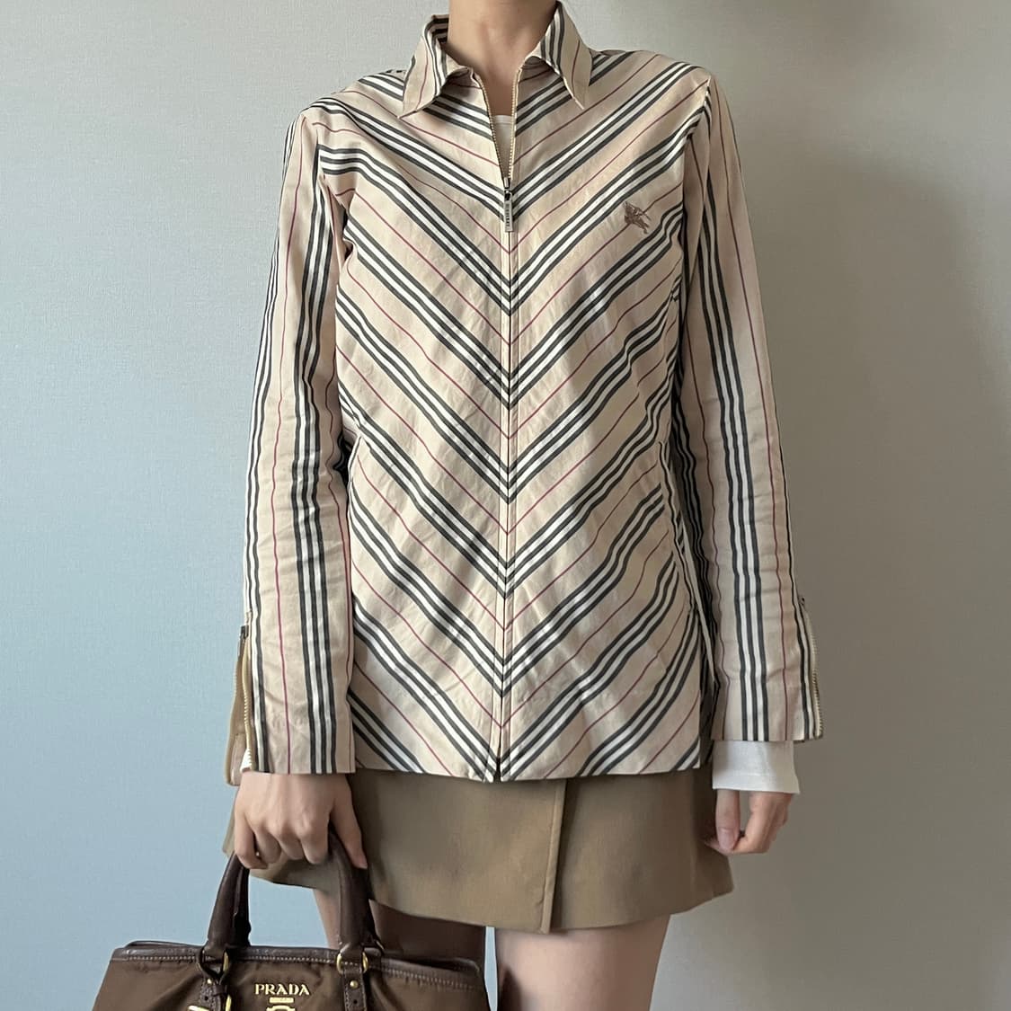 BURBERRY cotton Zip up 상품이미지3