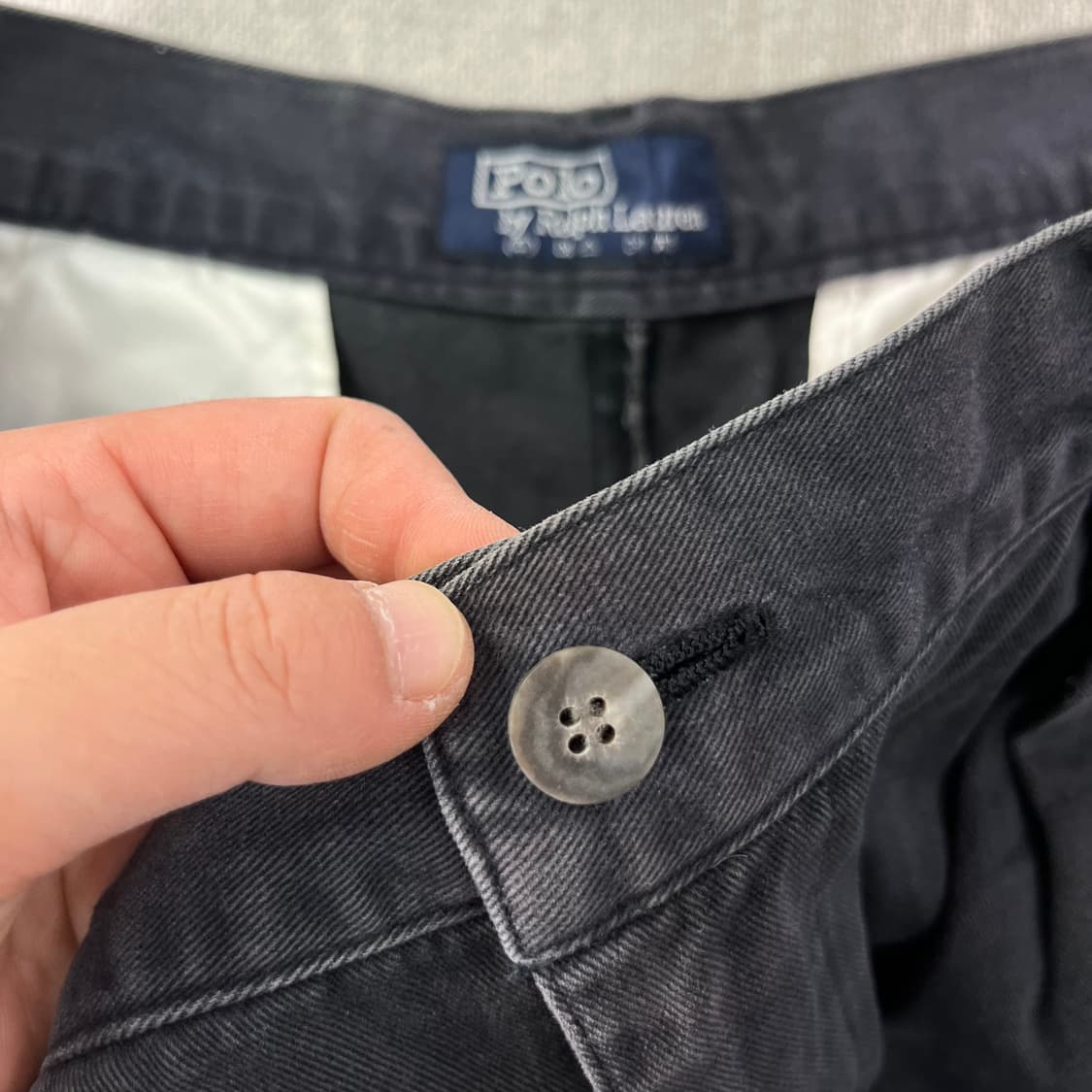38 폴로랄프로렌 80s 에스에치 챠콜 코튼 치노팬츠 상품이미지4