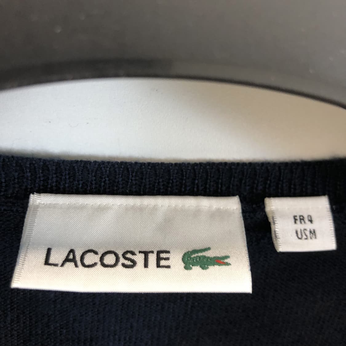 라코스테 자카드 크롭가디건 M 상품이미지5