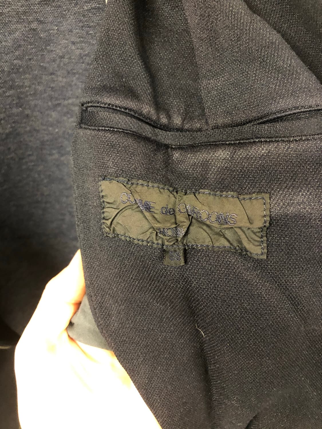 Comme des garcons homme 축융 블레이저 xs 상품이미지5