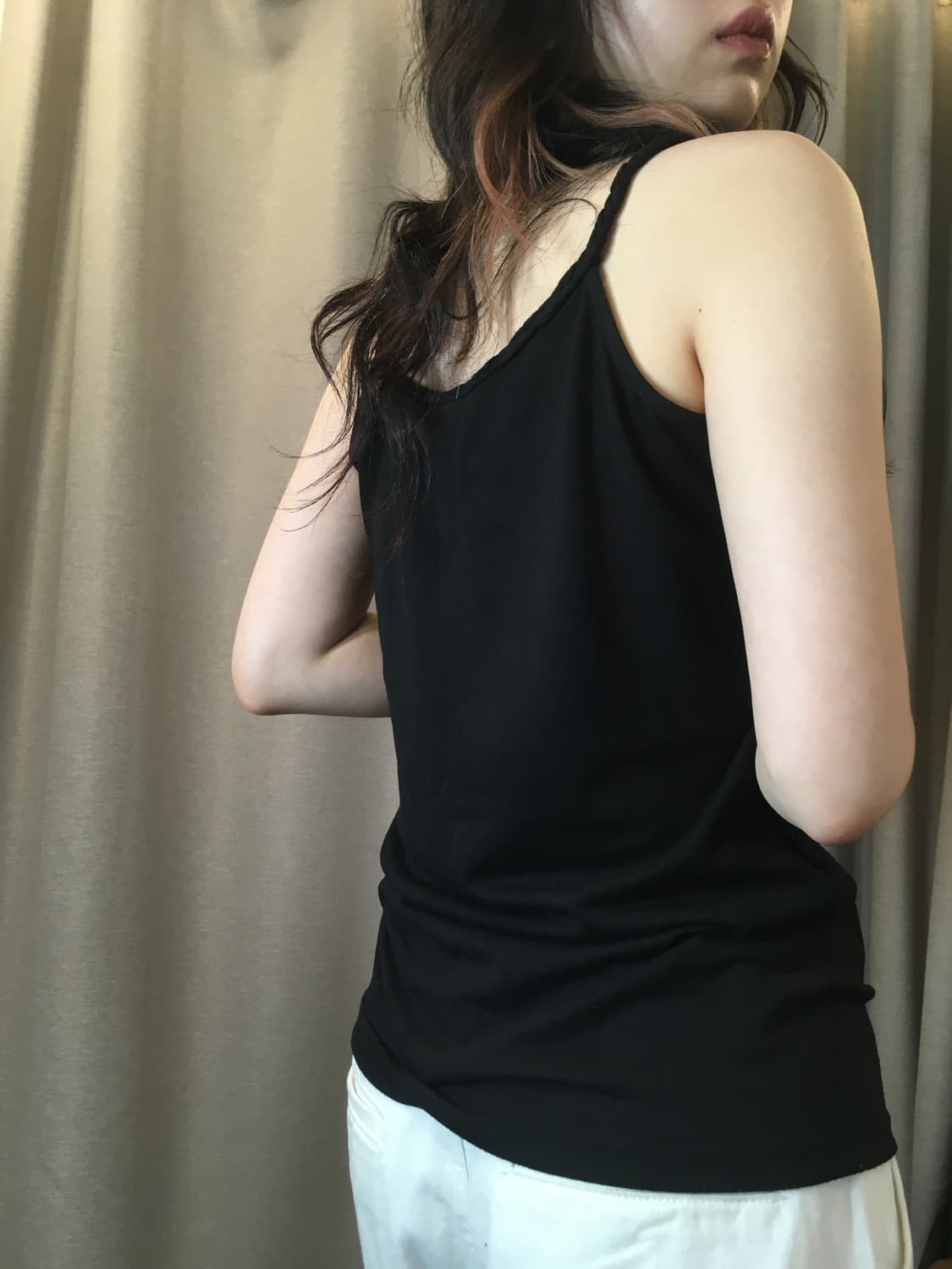 일본빈티지 루프 디테일 슬리브리스 상품이미지5