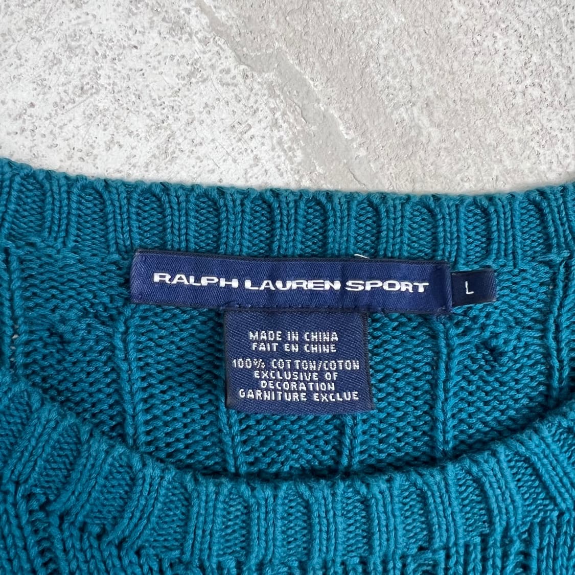 랄프로렌 스포트 케이블 니트 스웨터 상품이미지4