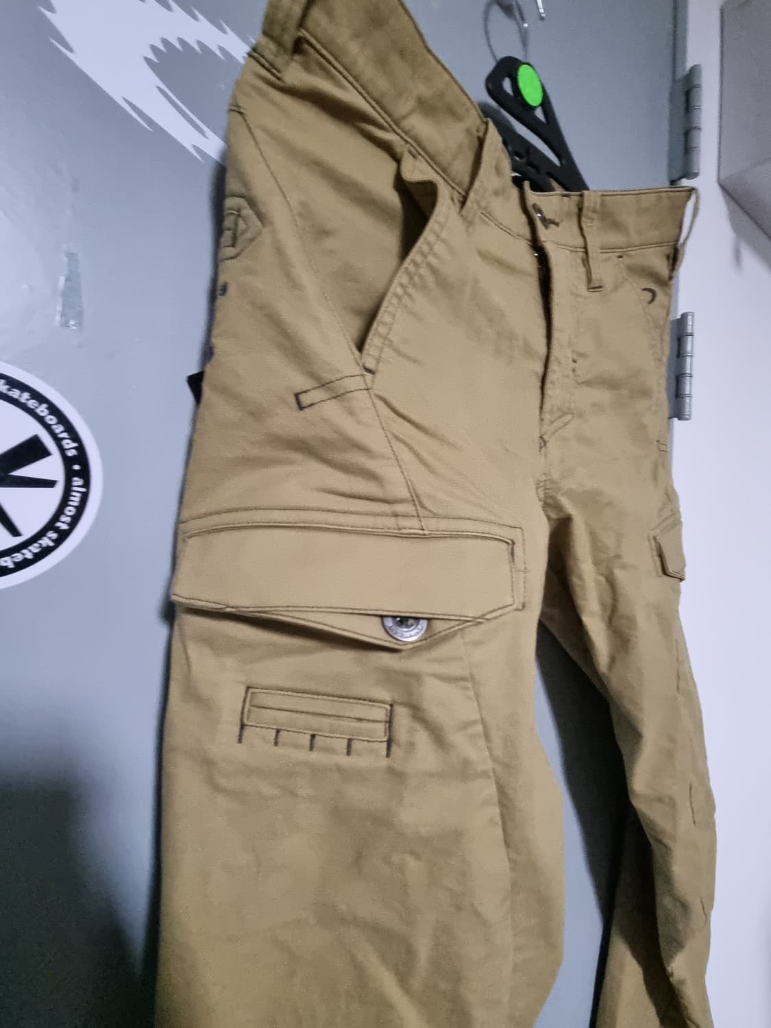 오클리 트위스트 슬림 부츠컷 카고 바지 상품이미지8