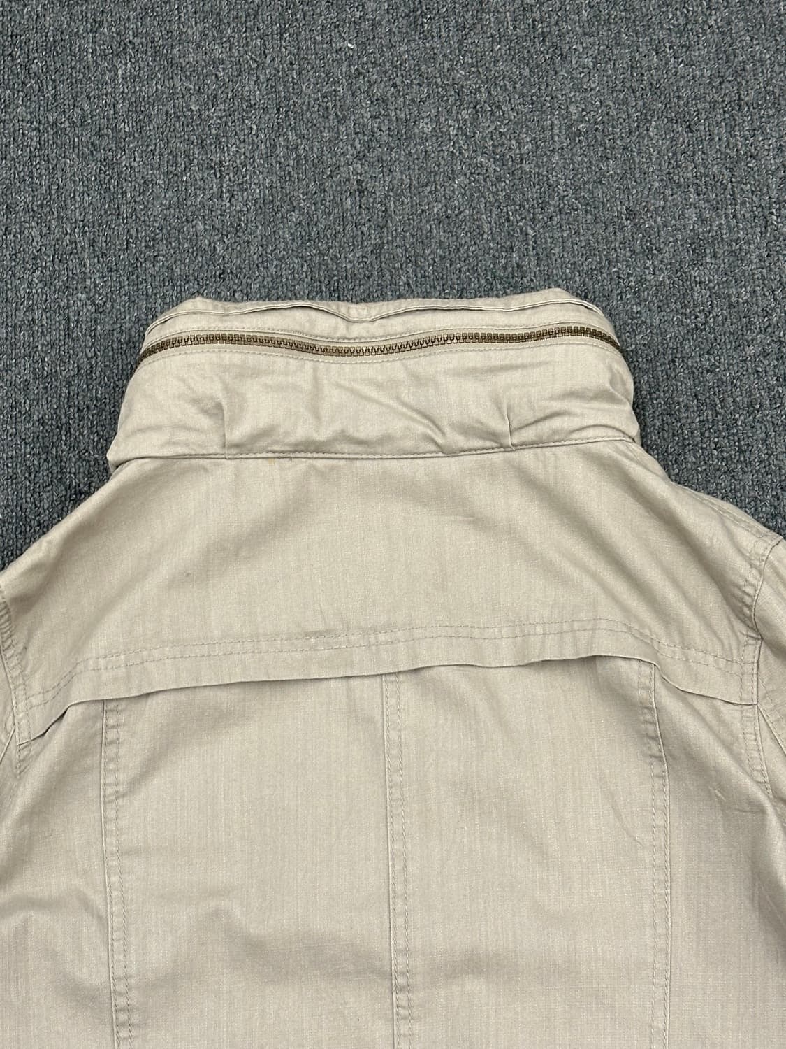 3L)Japanese vintage 멀티포켓 베이지 코트 자켓 상품이미지7