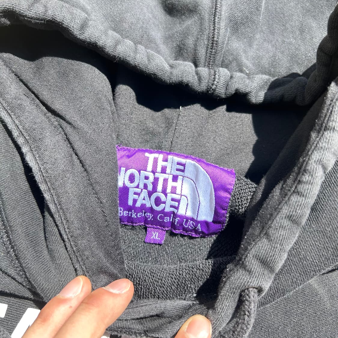노스페이스(THE NORTH FACE) 퍼플 라벨 스탠다드 후드티 상품이미지4