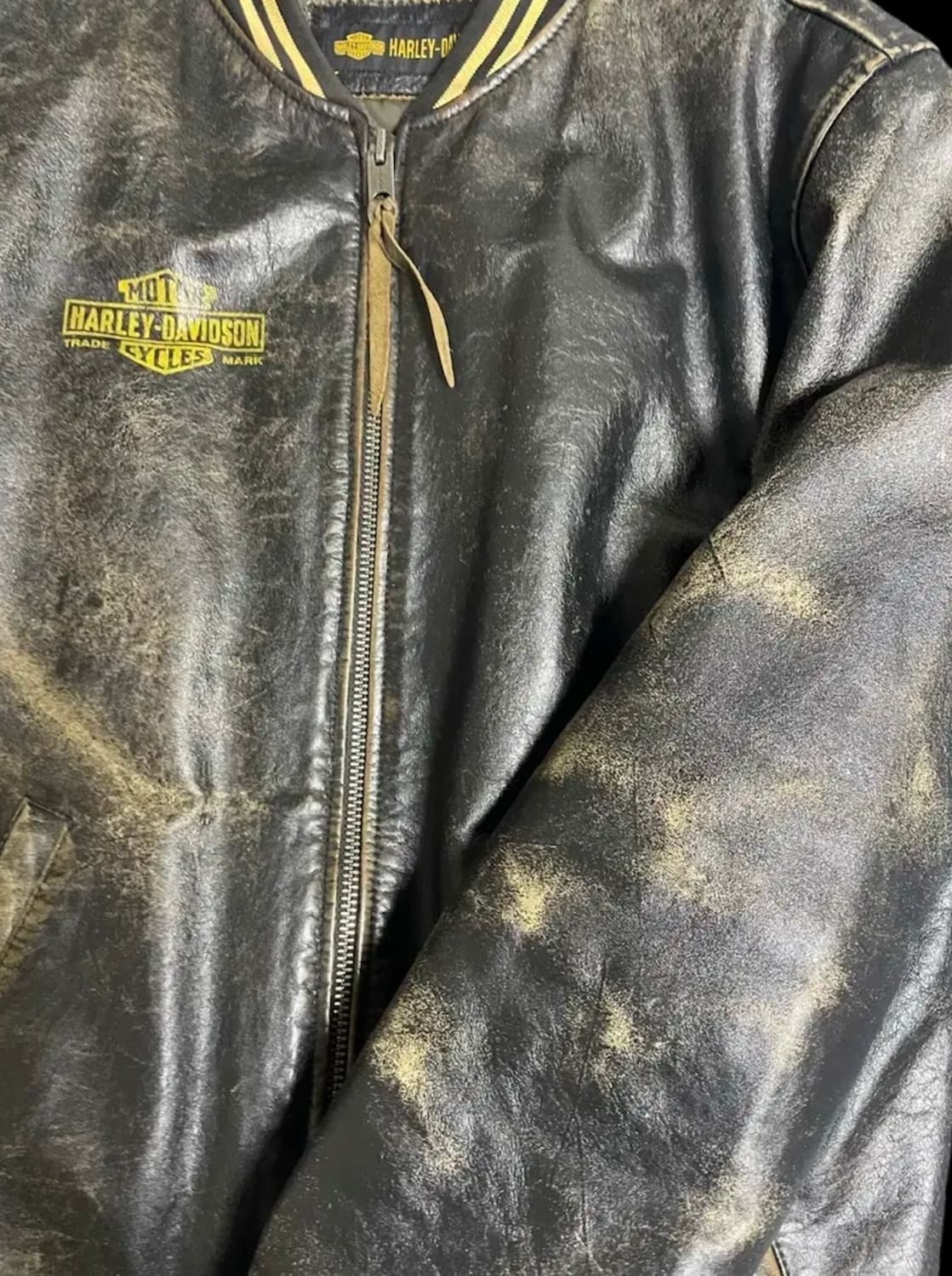 [할리데이비슨] 레더 자켓 / 105-110 상품이미지5