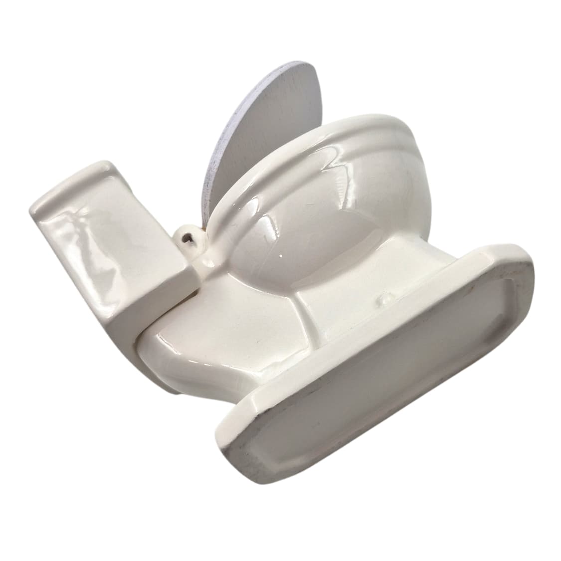 80s 산코 레트로 도자기 변기 재떨이 홀더 상품이미지5