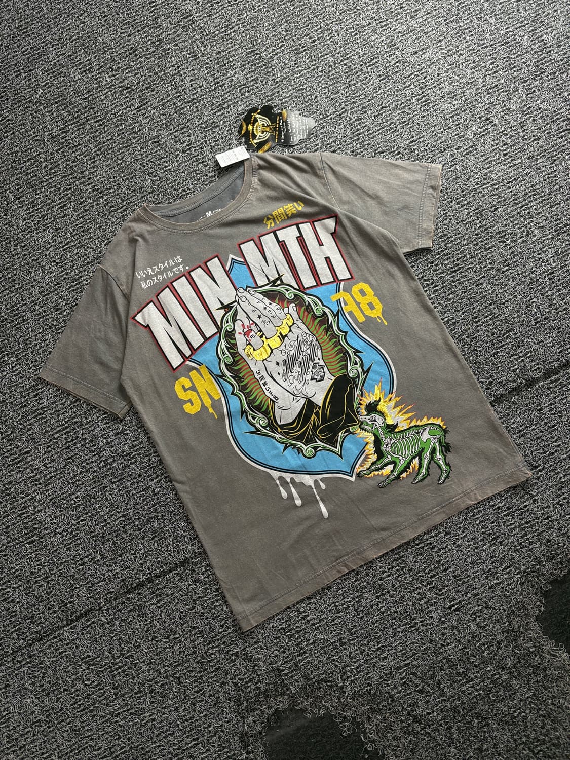 빈티지 아카이브 뉴스쿨 그래픽 반팔티 4195 상품이미지1