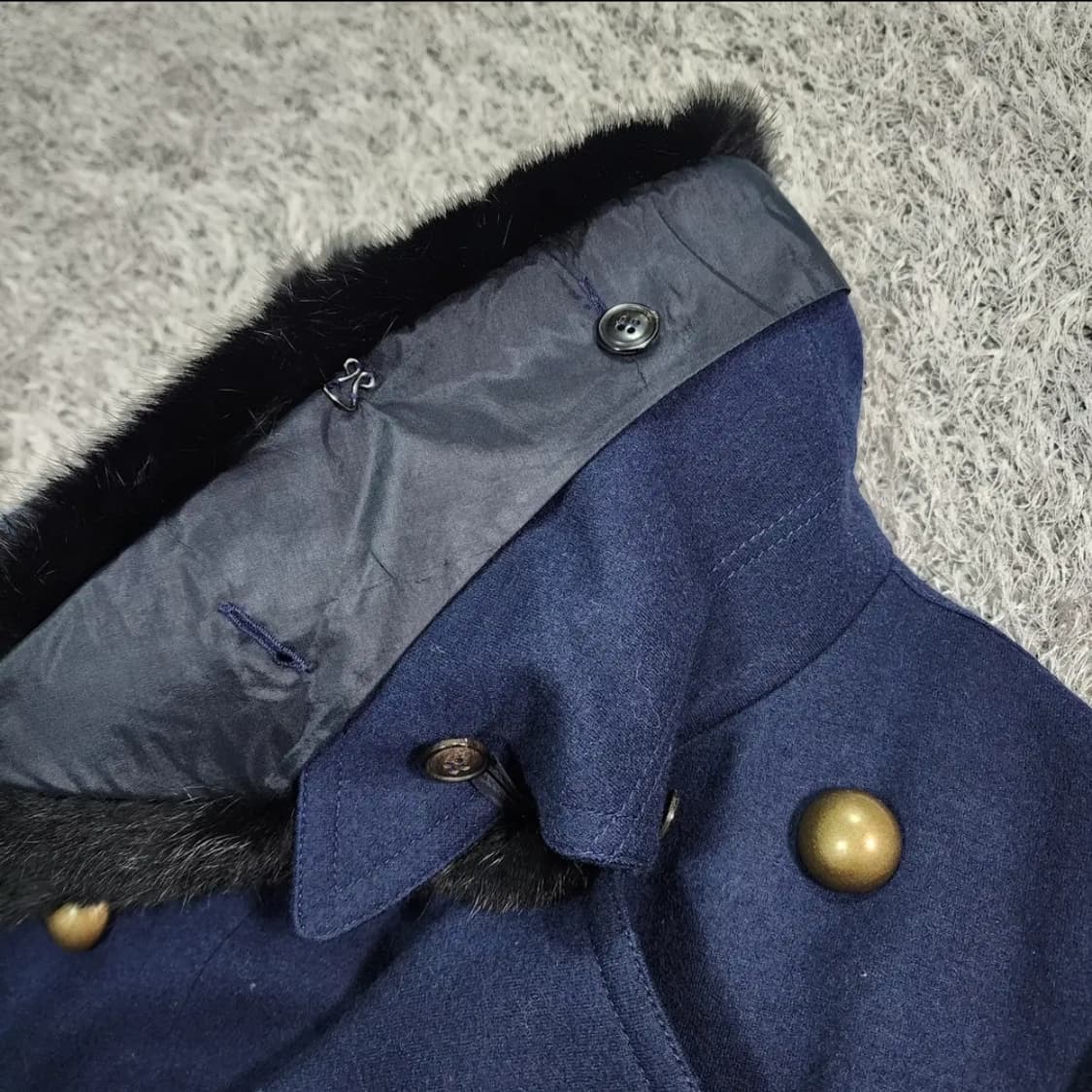 요지야마모토 울 코트 XS 상품이미지6