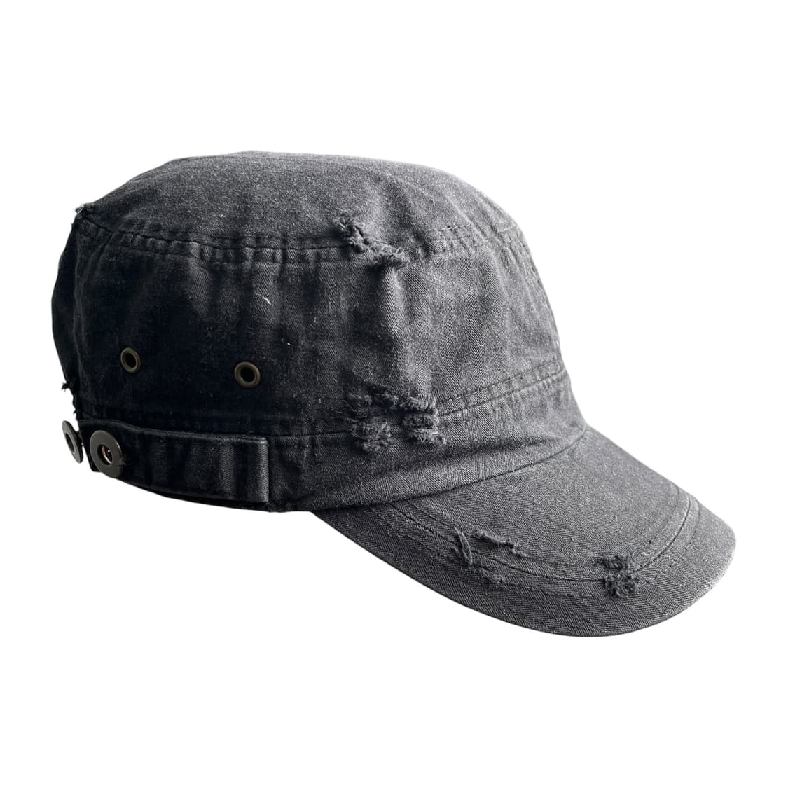 워싱 밀리터리 캡 블랙 상품이미지1