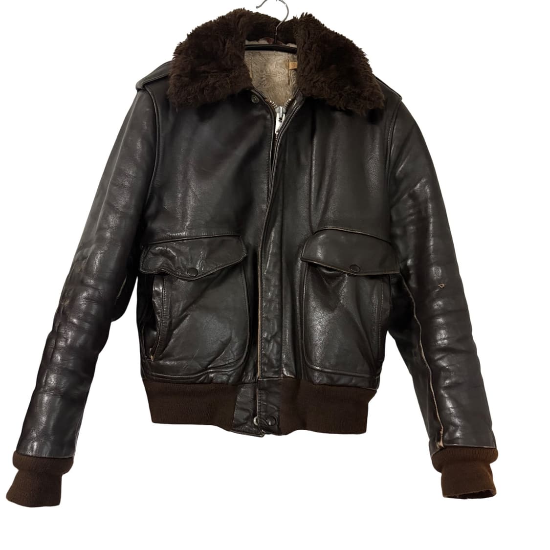 70s 빈티지 G-1 가죽 플라이트 자켓 40사이즈 상품이미지1