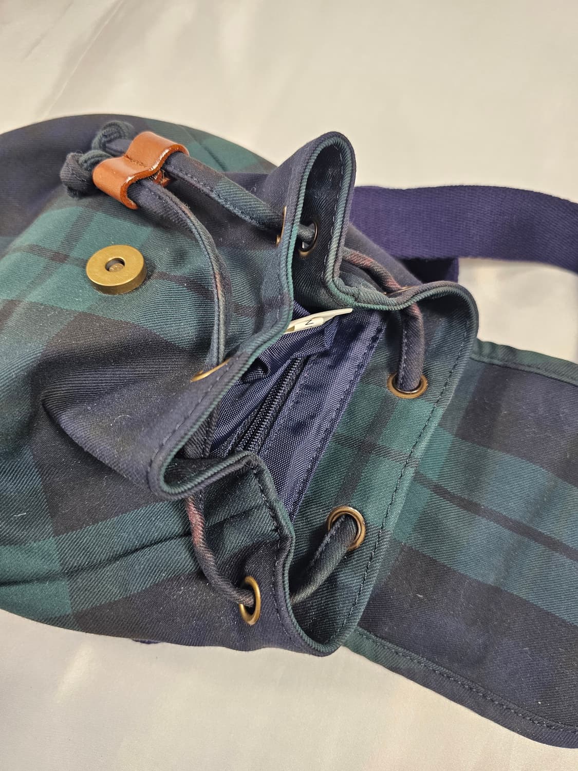 폴로타탄체크백팩 상품이미지3