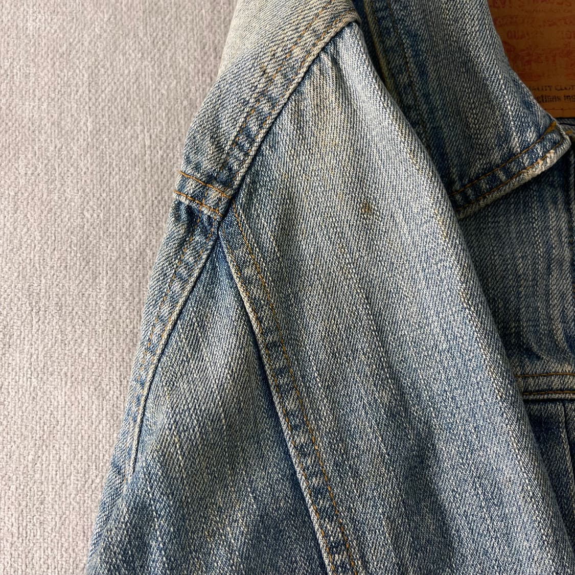 95 리바이스 00s 일본판 워시드 데님 자켓 상품이미지6