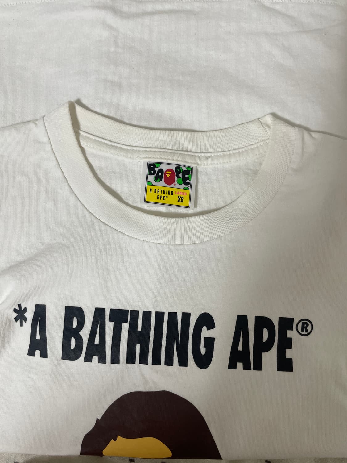 Bape Ape Head tee (Ladies XS) 상품이미지2