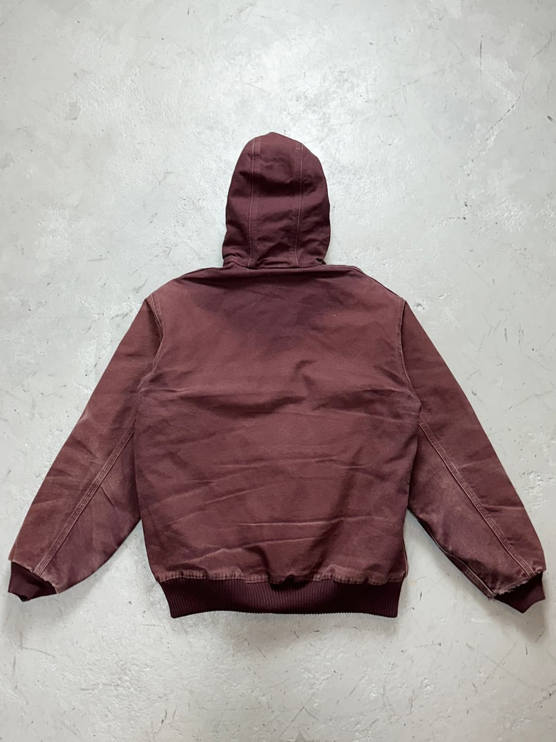 OG 칼하트 J130 액티브 자켓 칼하트 PRT 버건디 상품이미지4