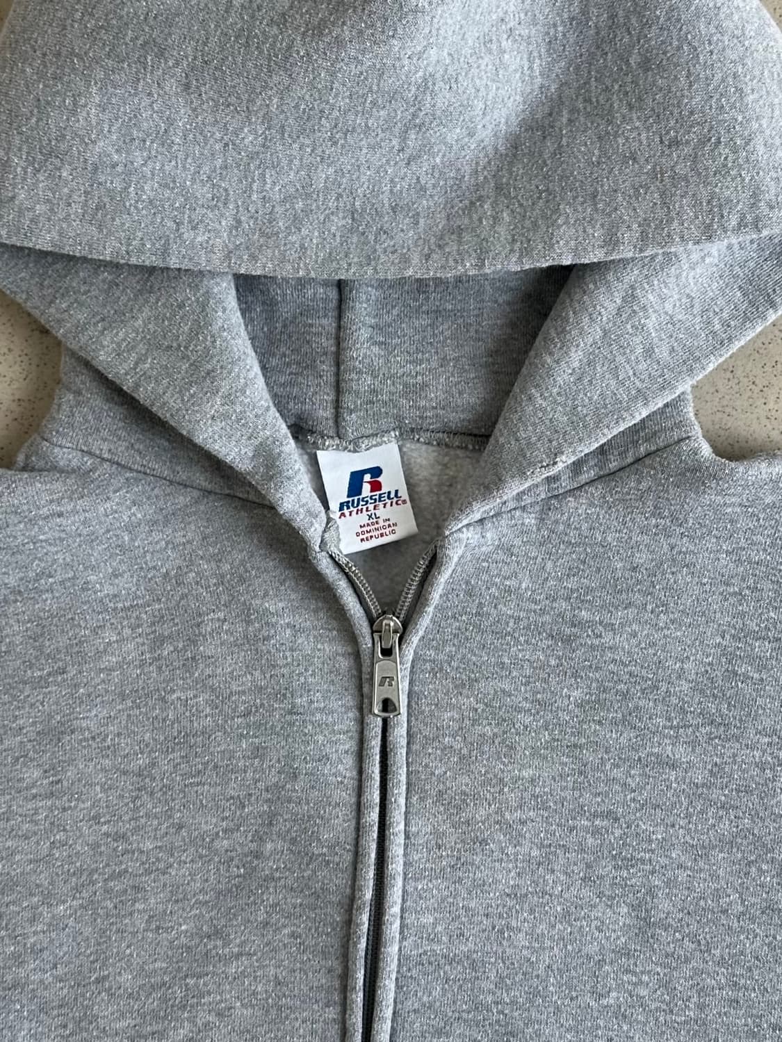 00s 빈티지 러셀 후드집업 그레이 XL 상품이미지6