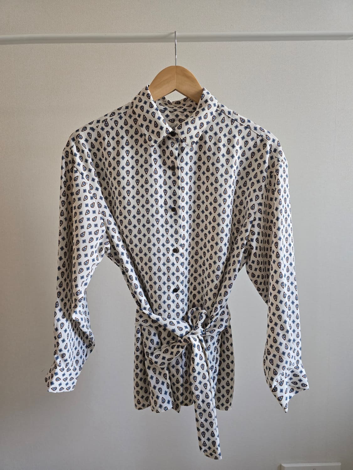 Jantzen 패턴 셔츠 블라우스 상품이미지1