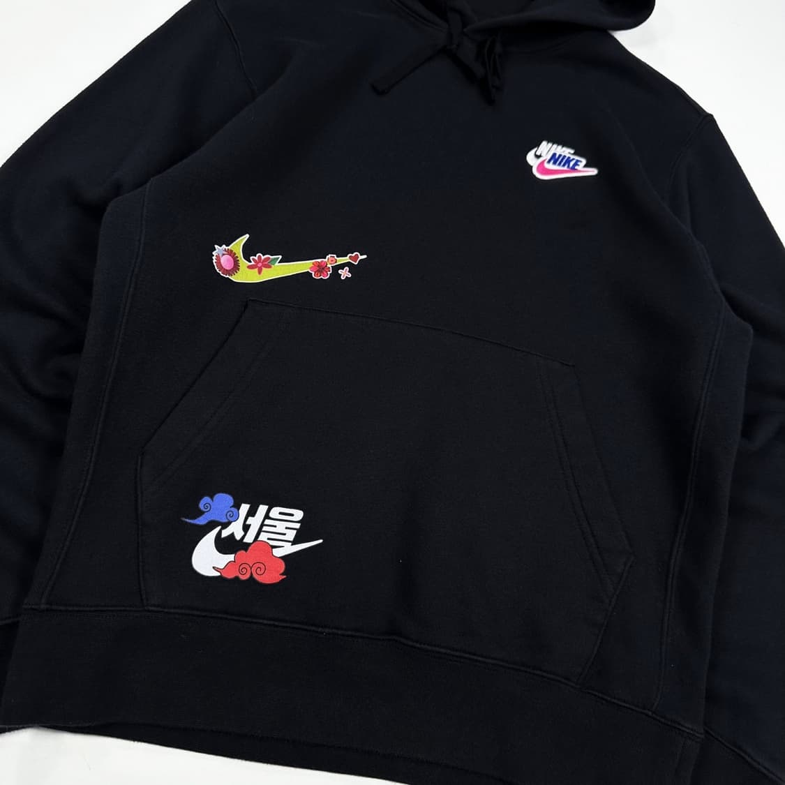 나이키 퓨추라 서울 블랙 후드티 (S) 상품이미지3