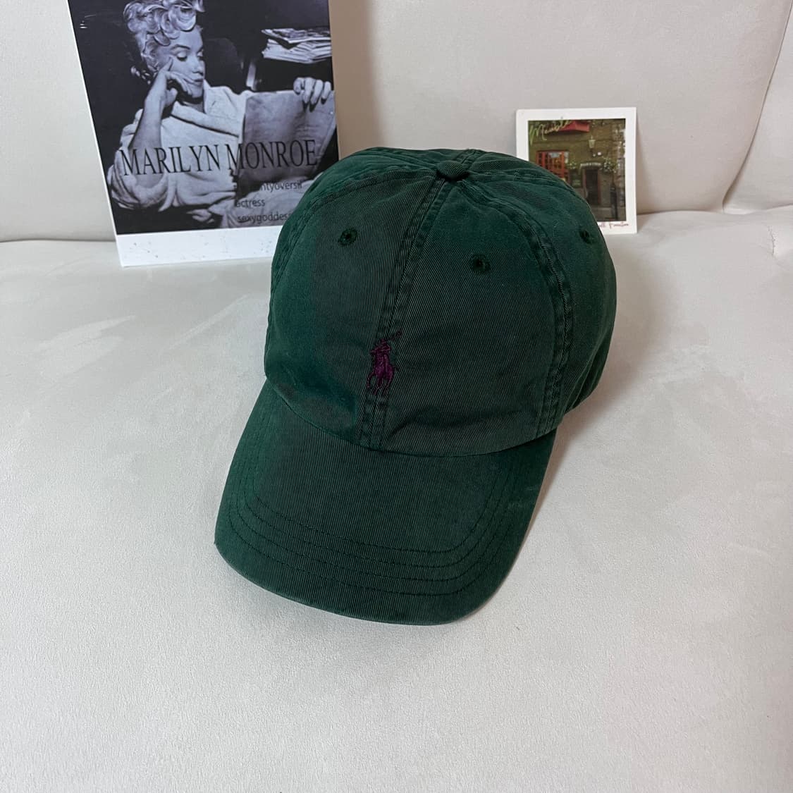 [정품] 폴로 딥그린 / 버건디포니 모자 상품이미지1