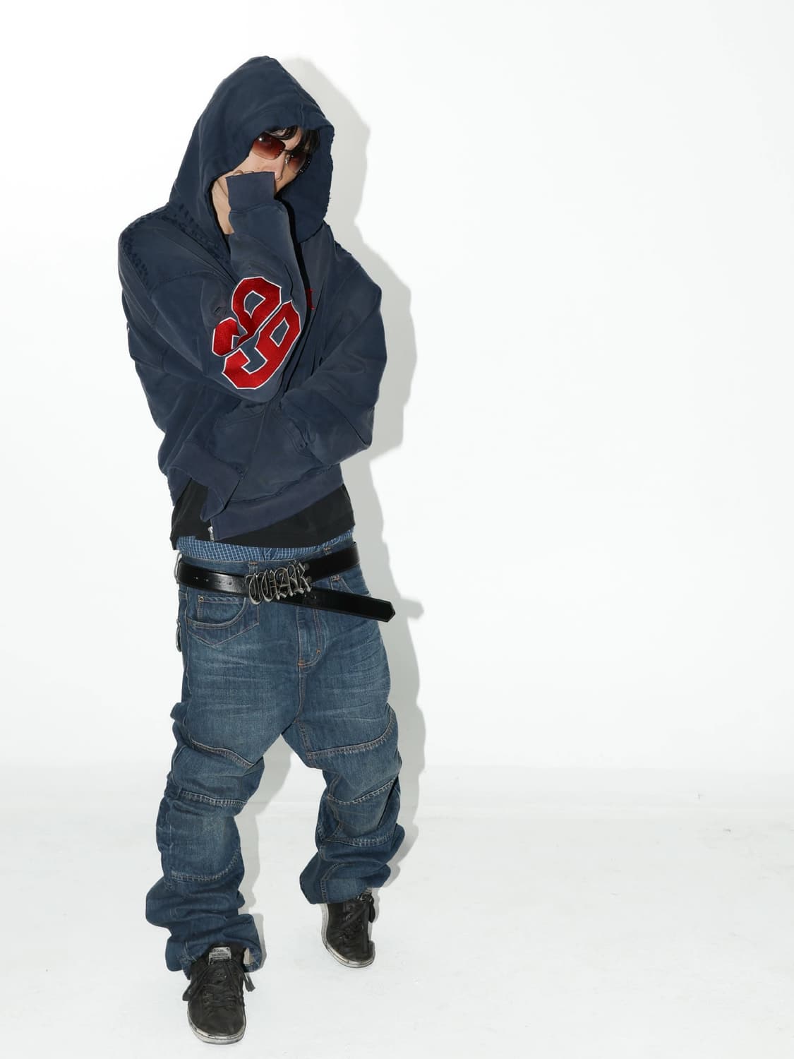 Sunwashed Embroidered Cropped Hoodie  상품이미지4