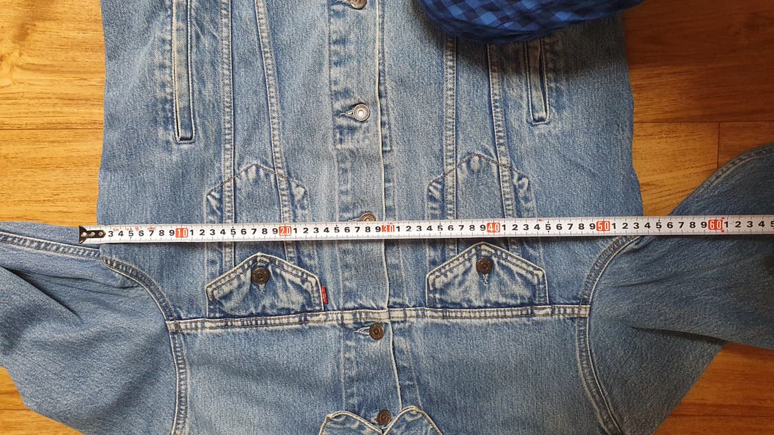 90s 리바이스 청자켓 70503 made in italy 상품이미지7