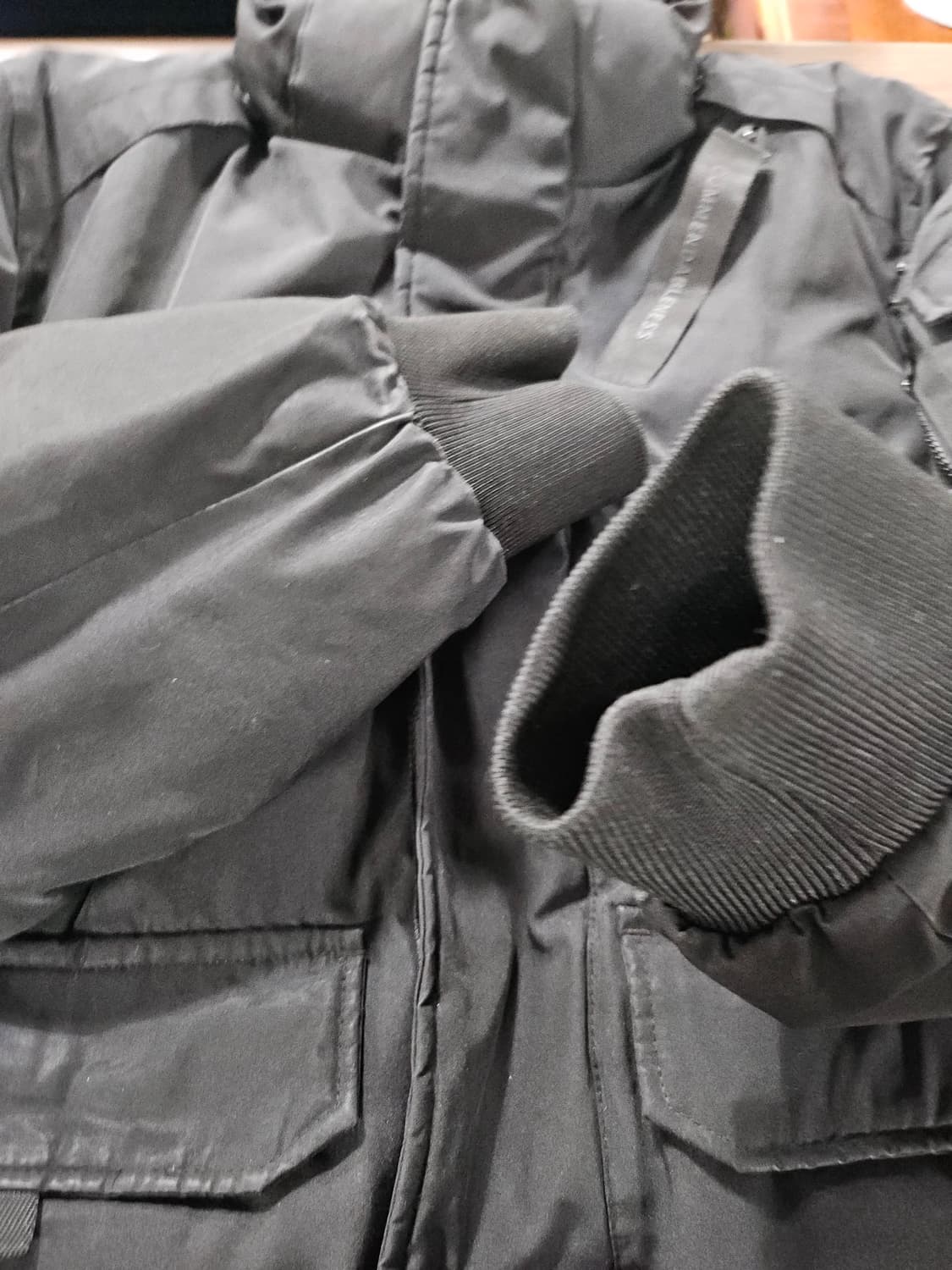 프랭크스톤 블랙 덕다운패딩 100 상품이미지3