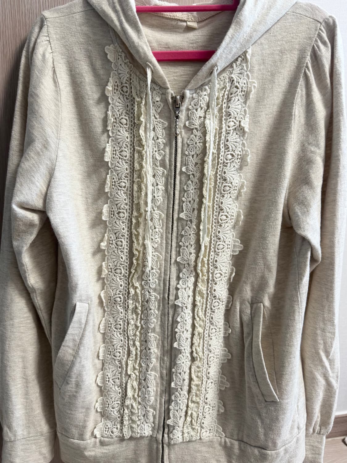 일본 빈티지 (카메) 모리걸 후드집업 상품이미지2