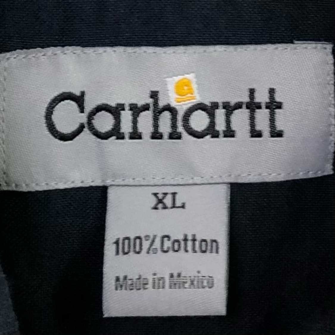 Xxl 칼하트 네이비 워크 셔츠 상품이미지3