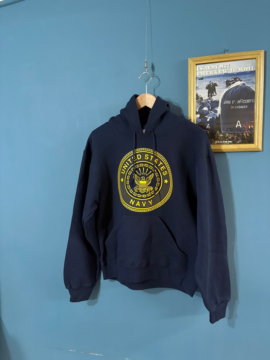 90‘s Soffe US Navy Sweat Hooded 상품이미지1