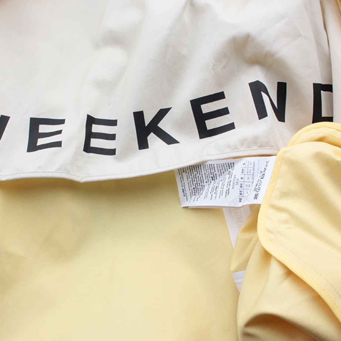 막스마라 위크엔드 옐로우 벨티드 트렌치코트 40 상품이미지3