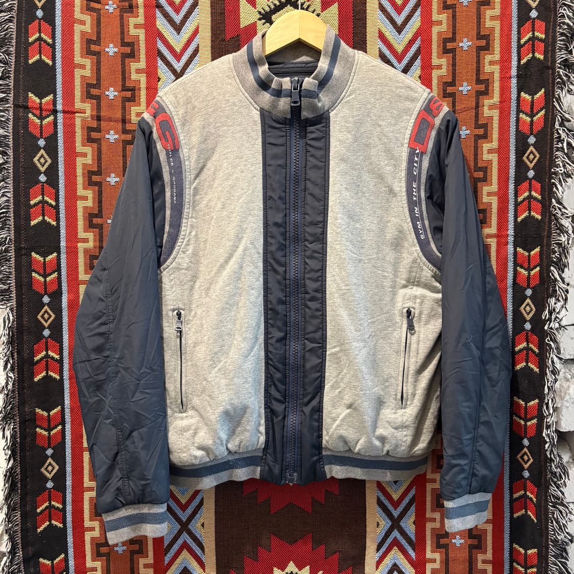 00s 돌체엔가바나 빈티지 백로고 봄버 자켓 상품이미지2