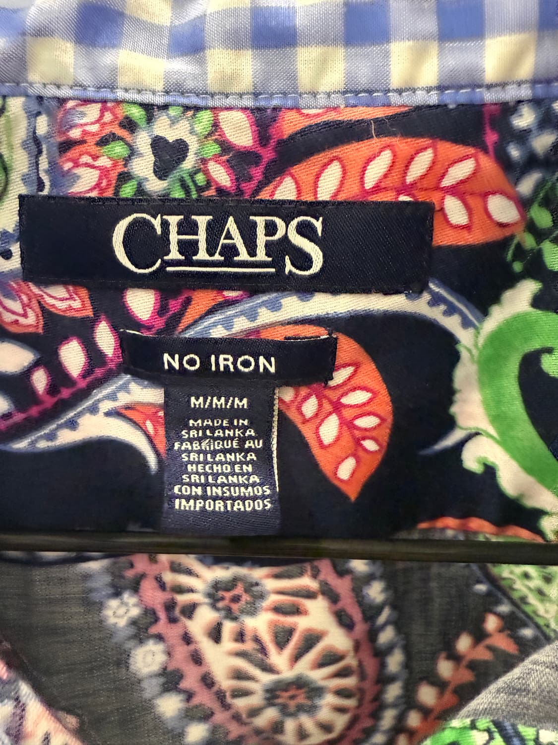 CHAPS 랄프로렌 페이즐리 셔츠 M/M 상품이미지3