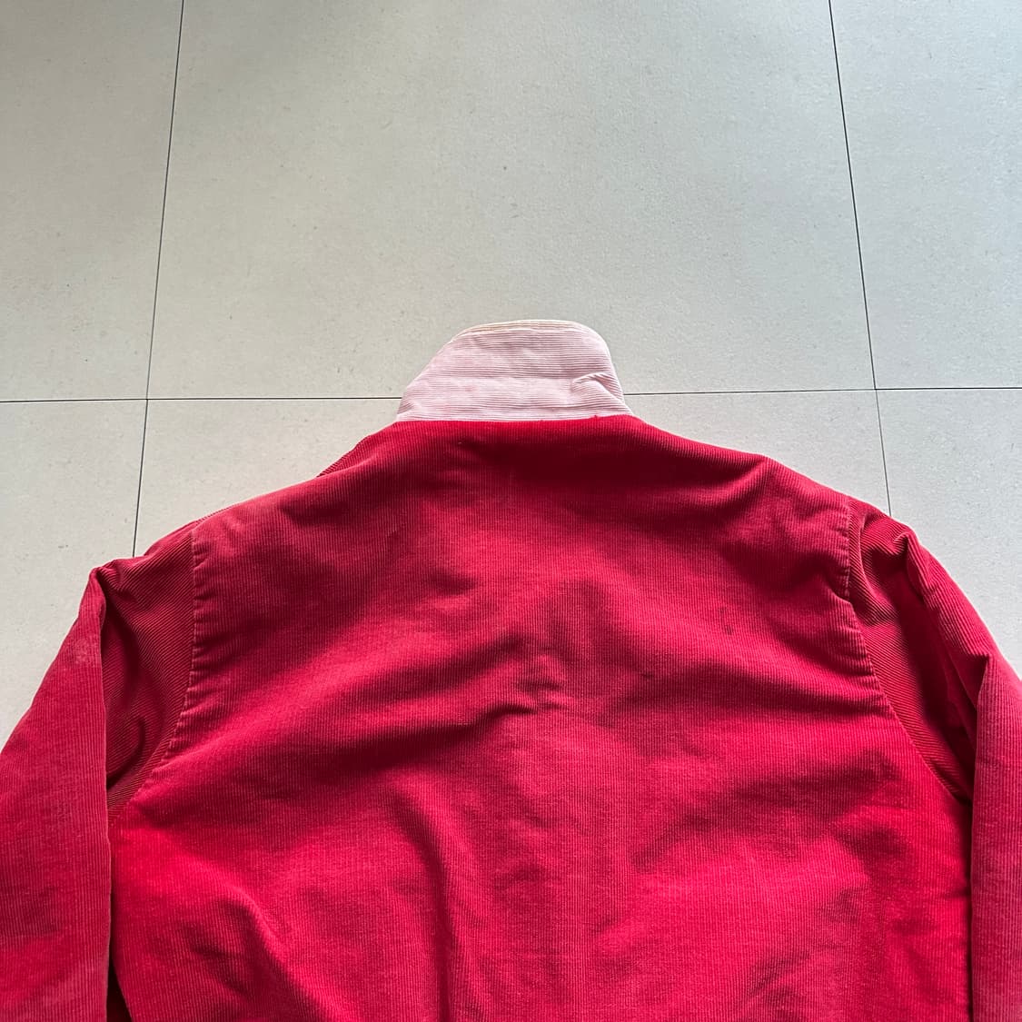 70s USA Birdie 코듀로이 바시티 자켓 레드 L 상품이미지8