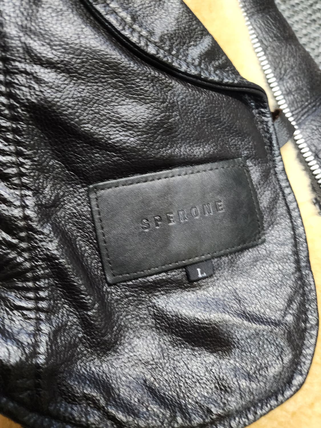 스페로네 양가죽 무스탕 L사이즈  상품이미지3