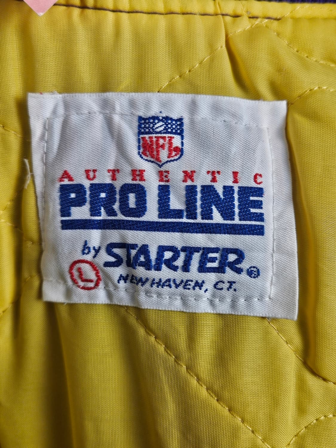 NFL 스타터 미네소타 바이킹스 새틴 바시티 자켓 ( L )/ 11208 상품이미지7