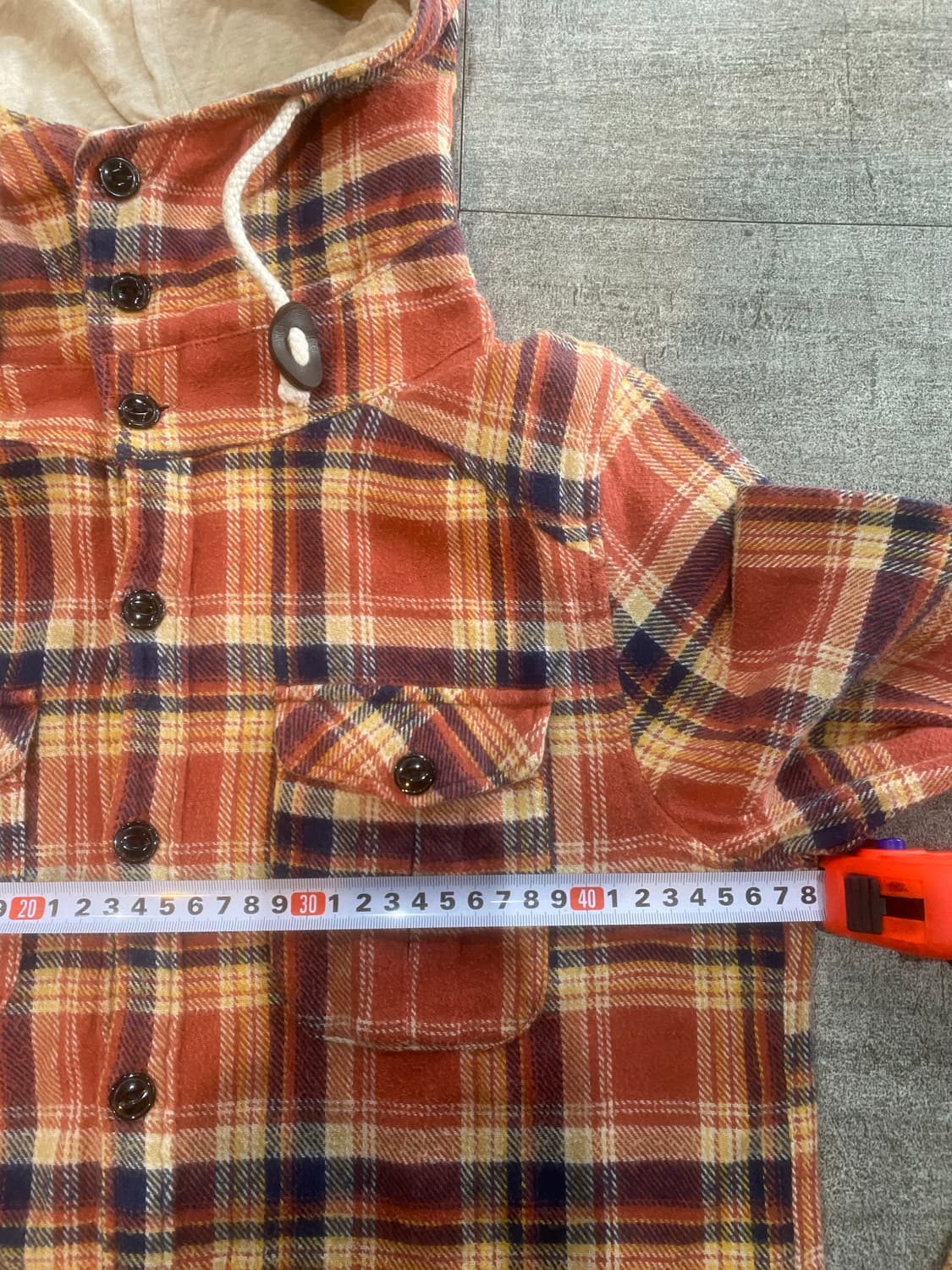 일본빈티지 Allordinaries 올드스쿨아메카지 혁오풍체크 후드자켓 상품이미지2