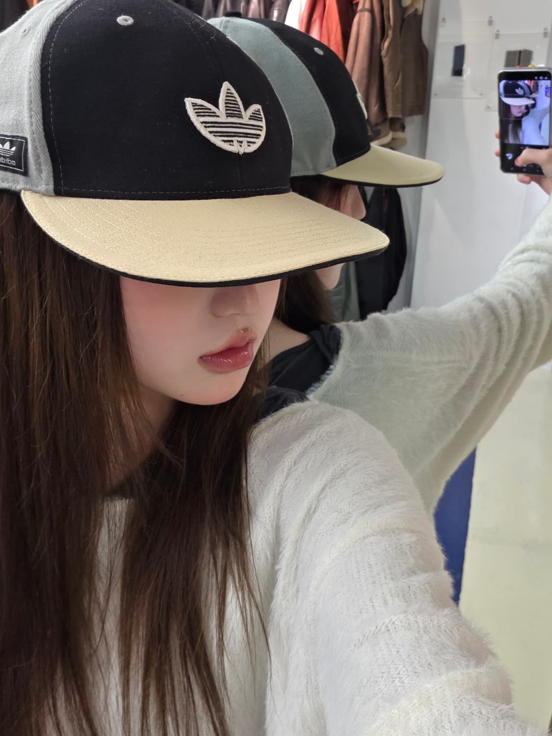 Adidas 아디다스 쿠키앤크림 핏티드 캡 상품이미지2