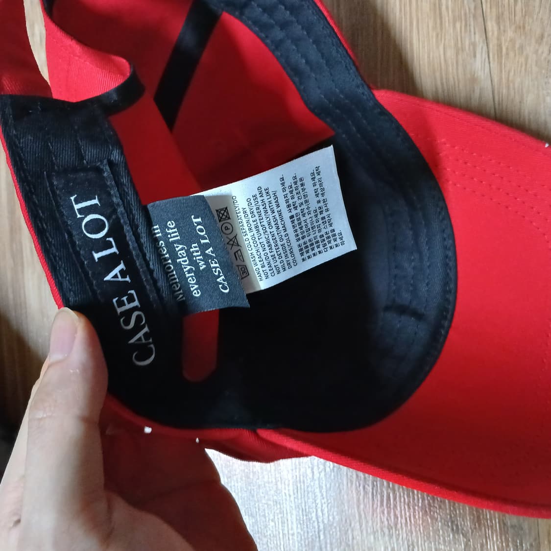 CASE A LOT 케이스어랏 모자 볼캡 레드 상품이미지9