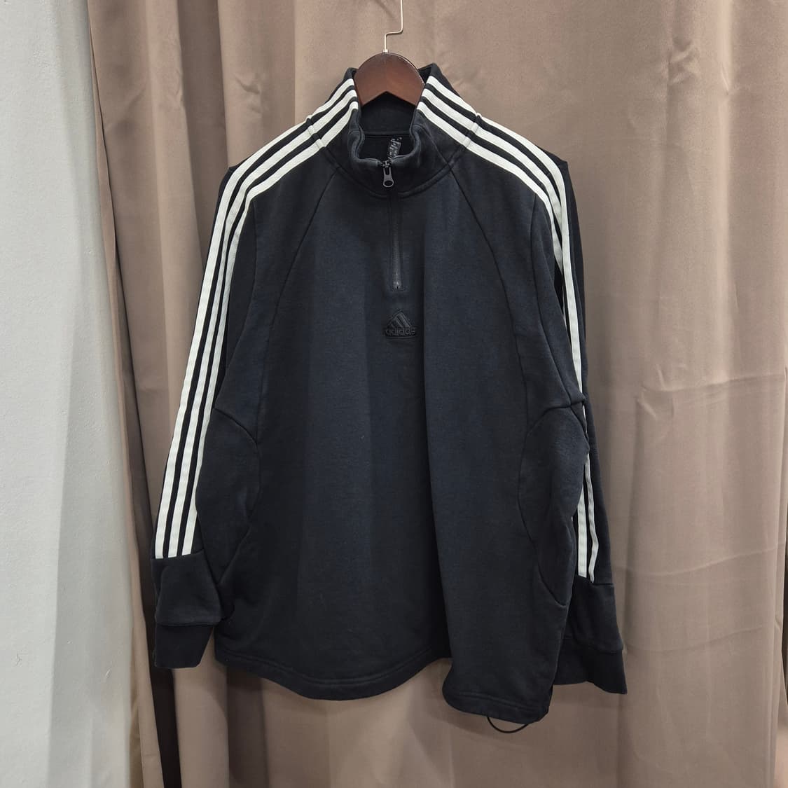 아디다스 3S 하프집 젠더 뉴트럴 2XL 상품이미지1