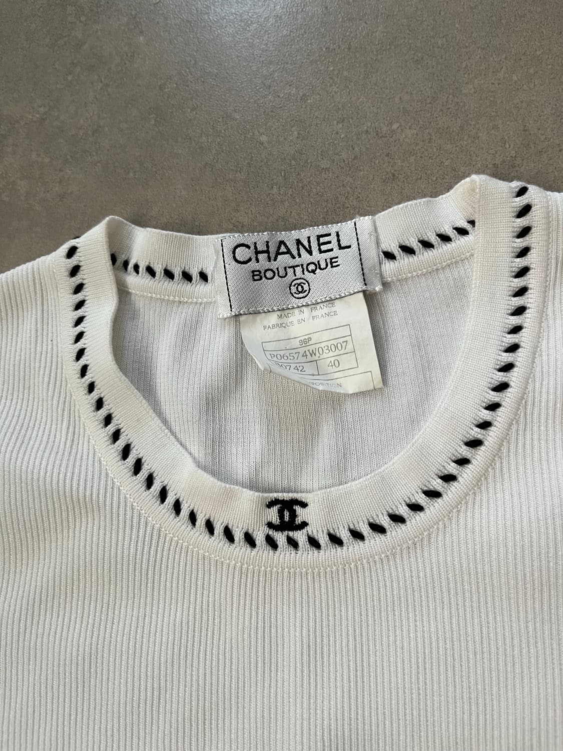 샤넬 정품 반팔티 상품이미지2